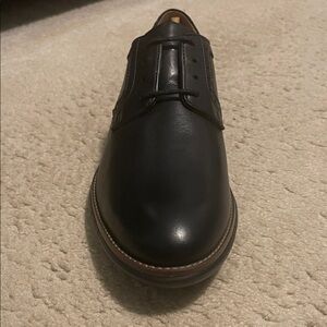 Johnston & Murphy Black Leather Oxfords